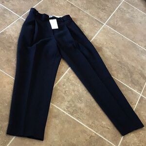 MM Lafleur Elliott trousers, see measurement pics, navy, size 2, NWT